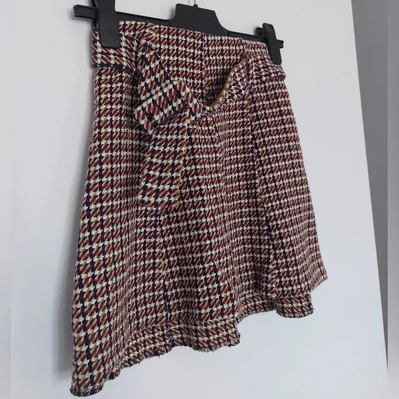 ZARA Tweed Flare Skirt - Picture 2 of 4